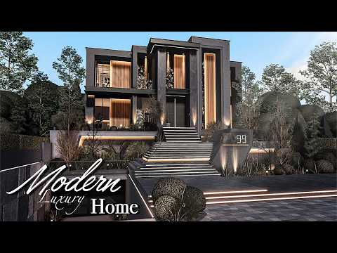 Bloxburg: Modern Luxury Home | Speed Build | Roblox