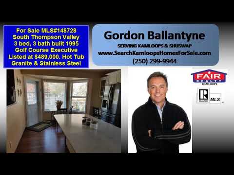 Super 4 bedroom home has Hot Tub with a view & Realtor Gordon Ballantyne