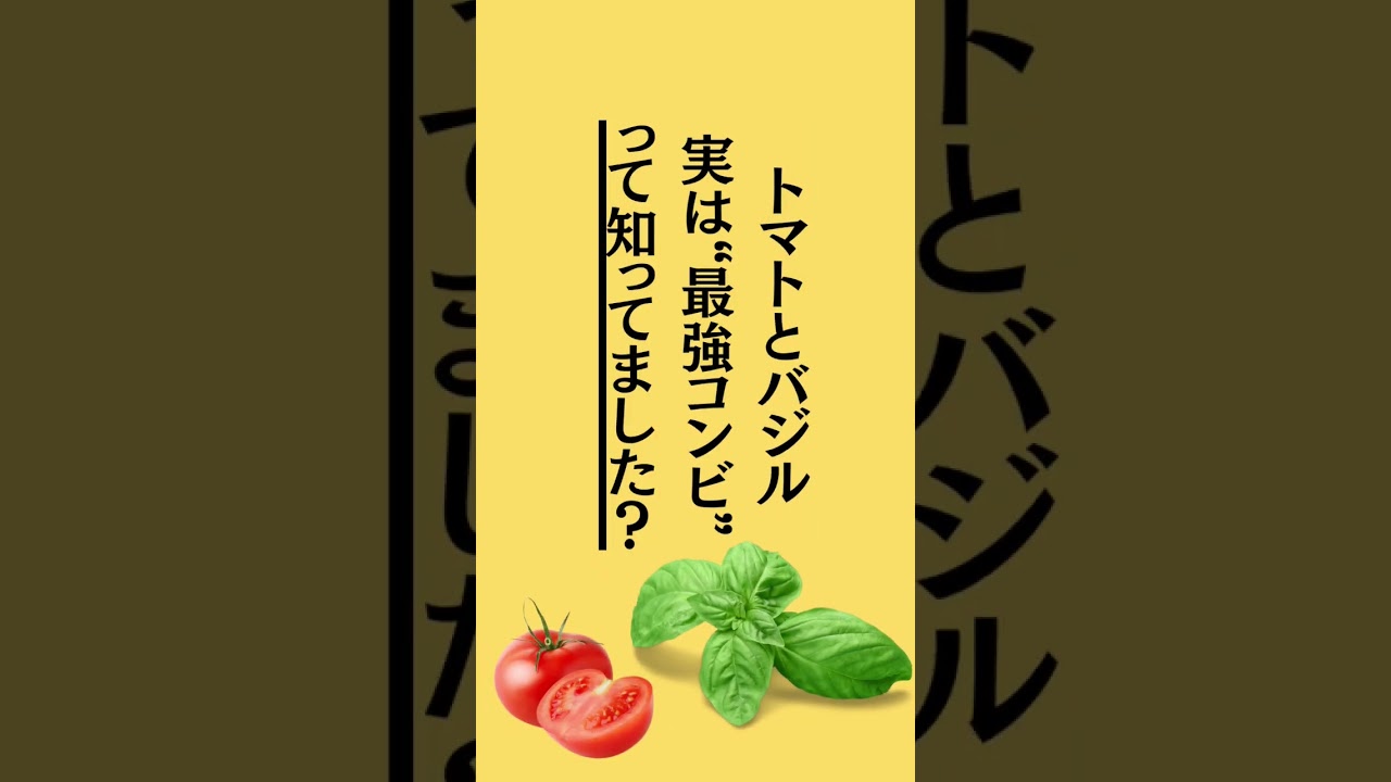 #コンパニオンプランツ#農業#農業雑学#トマト
