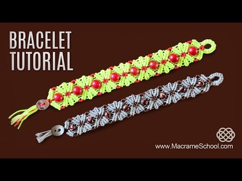 Spiral Macrame Patterns DIY Macrame Spiral Bracelets