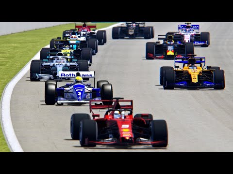 F1 2019 vs Williams F1 1994 Ayrton Senna - Imola 1994