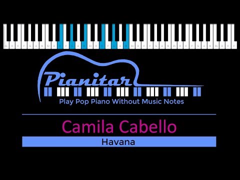 Camila - Cabello Havana / Easy Piano Tutorial - Pianitar