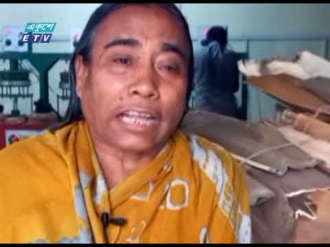 সুপারি গাছের শুকনো খোল থেকে নান্দনিক তৈজসপত্র