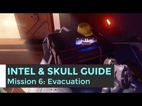 Halo 5 - Intel and Skull Locations - Mission 6: Evacuation