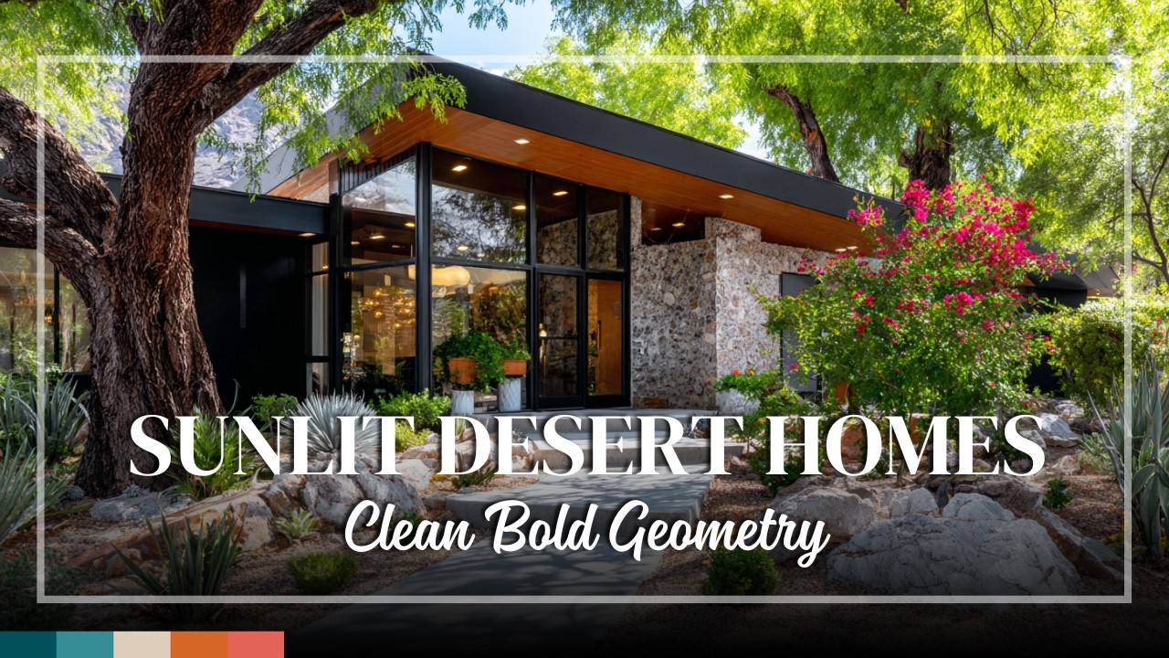 Mid Century Modern Desert Homes – Sunlit Architecture with Iconic Lines and Quiet Grandeur