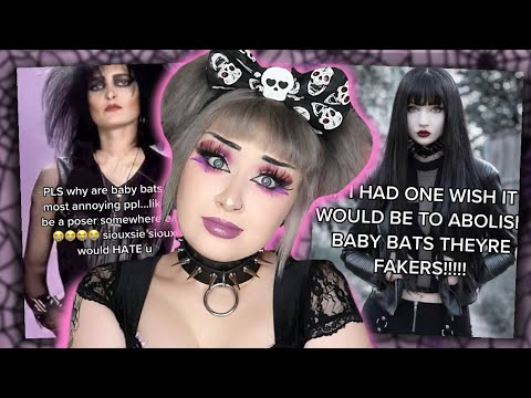 Tiktok “Goths” are Bullying Baby Bats…