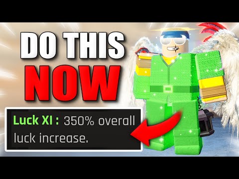 Get 350% LUCK BOOST RIGHT NOW in The Forge Roblox (REAL)