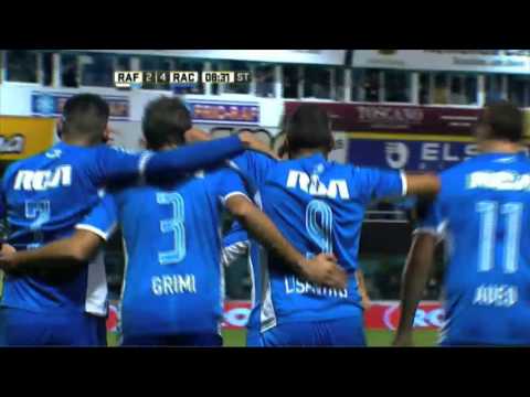 Gol de López. Atl. Rafaela 2 - Racing 4. Fecha 8. Primera División 2016.