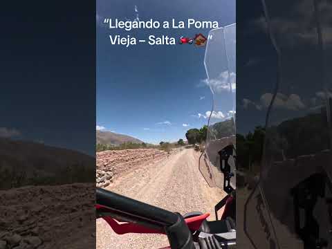 Llegando a La Poma Vieja – Salta 🏍️🏚️