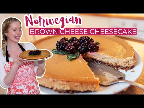 Amazing Norwegian BROWN CHEESE Cheesecake Twist