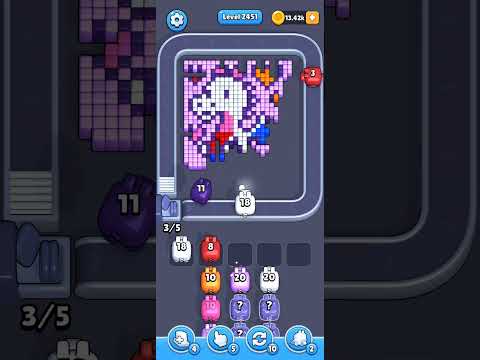 Pixel Flow Level 2451 Walkthrough