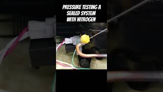 Pressure Testing a Sealed System with Nitrogen
