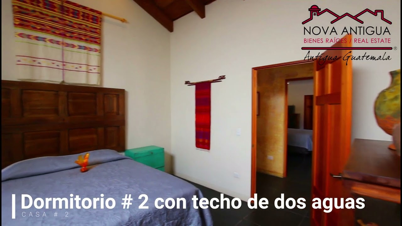 2 casas independientes en venta en una propiedad en Antigua Guatemala A-1070