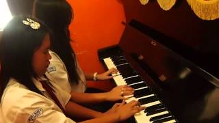 Audrey  & Sasha Piano Duet "French Waltz"