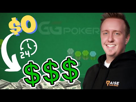 CRAZY 24 HOUR CASHGAME STREAM (NL25) - How much can a Poker Pro win?