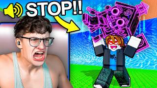 Trolling YouTuber As NOOB With OWNER BRAINROTS!! (Escape Tsunami For Brainrots)