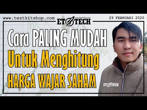 Trik MUDAH Hitung HARGA WAJAR SAHAM utk PROFIT Bisnis Investasi / Trading Online Saham dari Nol Video