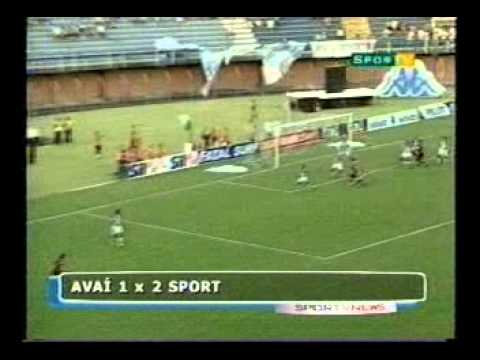 Kléber   Sport 2x1 Avaí   Brasileiro Série B 2006