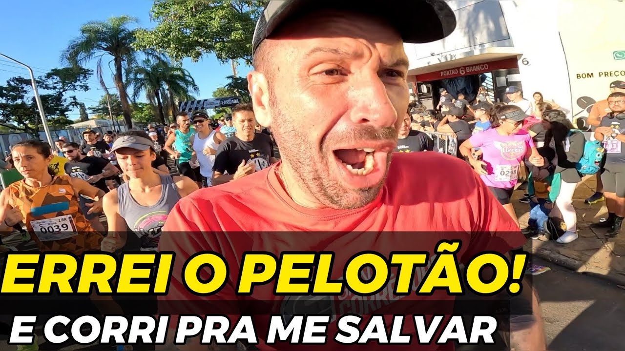 Saí no pelotão pace 4 sem querer na Corrida do Alvinegro de Piracicaba