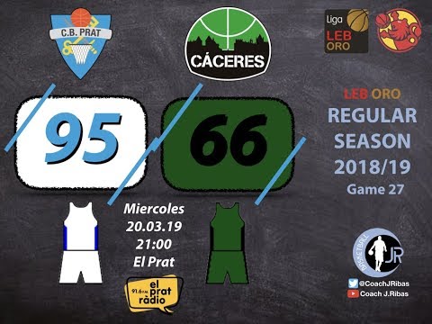 LEBORO 18/19 J27 - PRAT vs CACERES