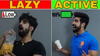 How to STOP BEING LAZY|*BE ACTIVE/ PRODUCTIVE* | Cure of Laziness | 100% Works✅ |Hindi