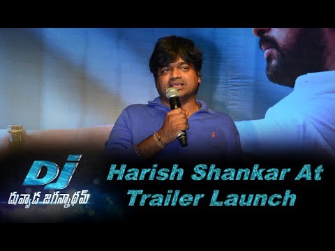 Harish Shankar Speech at DJ Trailer Launch