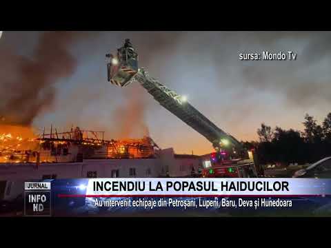 INCENDIU LA POPASUL HAIDUCILOR