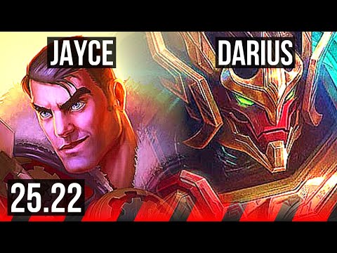JAYCE vs DARIUS (TOP) | 6/1/7, Dominating | EUW Grandmaster | 25.22
