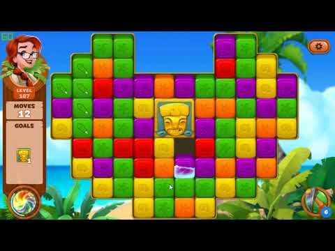 Lost Island Blast Adventure level 187