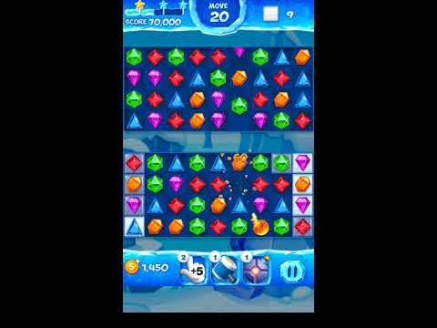 Jewel Pop Mania:Match 3 Puzzle Level 75 ( Jewel Ice Episode ) - Walkthrough ( No Booster )