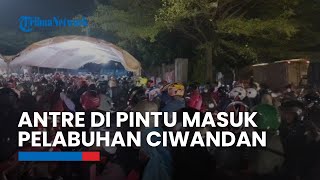 Ribuan Pemudik Motor di Pelabuhan Ciwandan Antre hingga Keluar Pintu Masuk Kantong Parkir