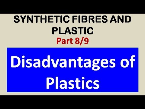 CBSE Class 8 Science Synthetic Fibres and Plastics (8/9) Disadvantages of Plastics