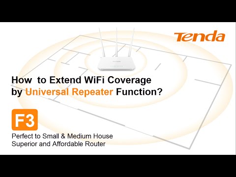Router WiFi Tenda F3 Wireless 2.4GHz 300Mbps con antenne esterne 3 * 5dBi (bianco)