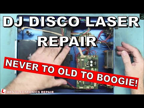 Learn Electronics Repair 16 LED Disco Lights 1