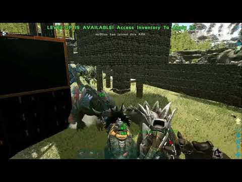 We raid a base using a boat and a trike (Ark Survival Evolved)