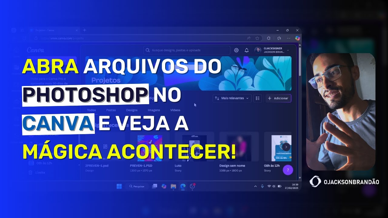 Como Abrir Arquivos PSD no Canva