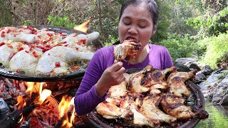 survival in the rainforest - Wow! Cook chicken with peppers for Food Evening # 158