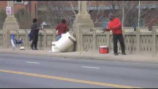 preview picture of video 'James River Shad Run Update March 2009'