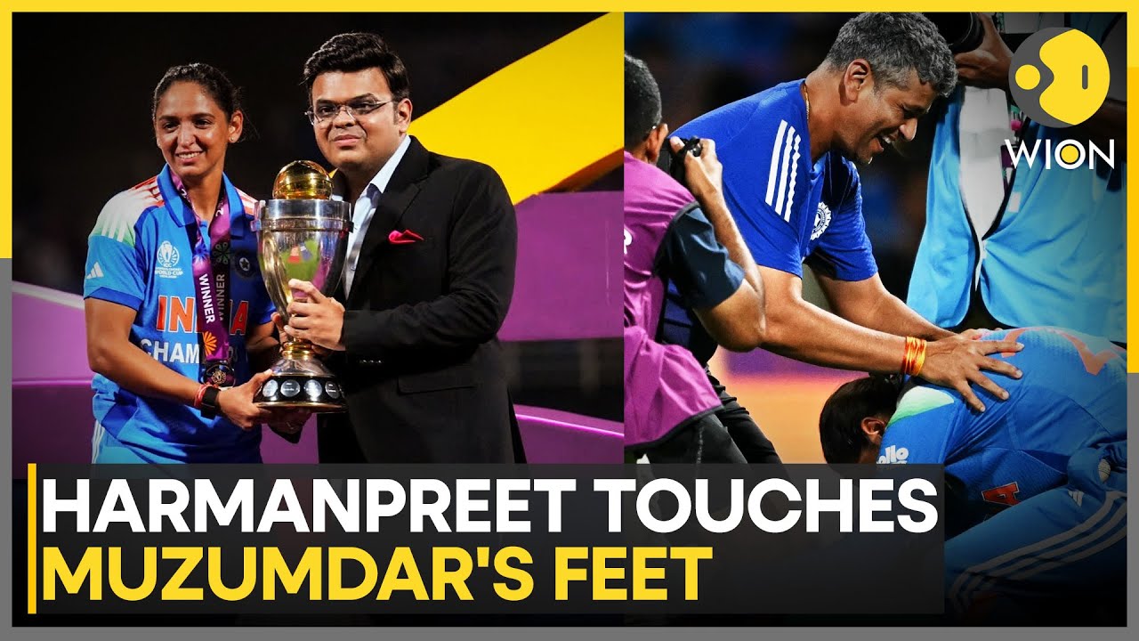 Muzumdar Coaches Women In Blue To History: Touching Moment From Women's World Cup | WION