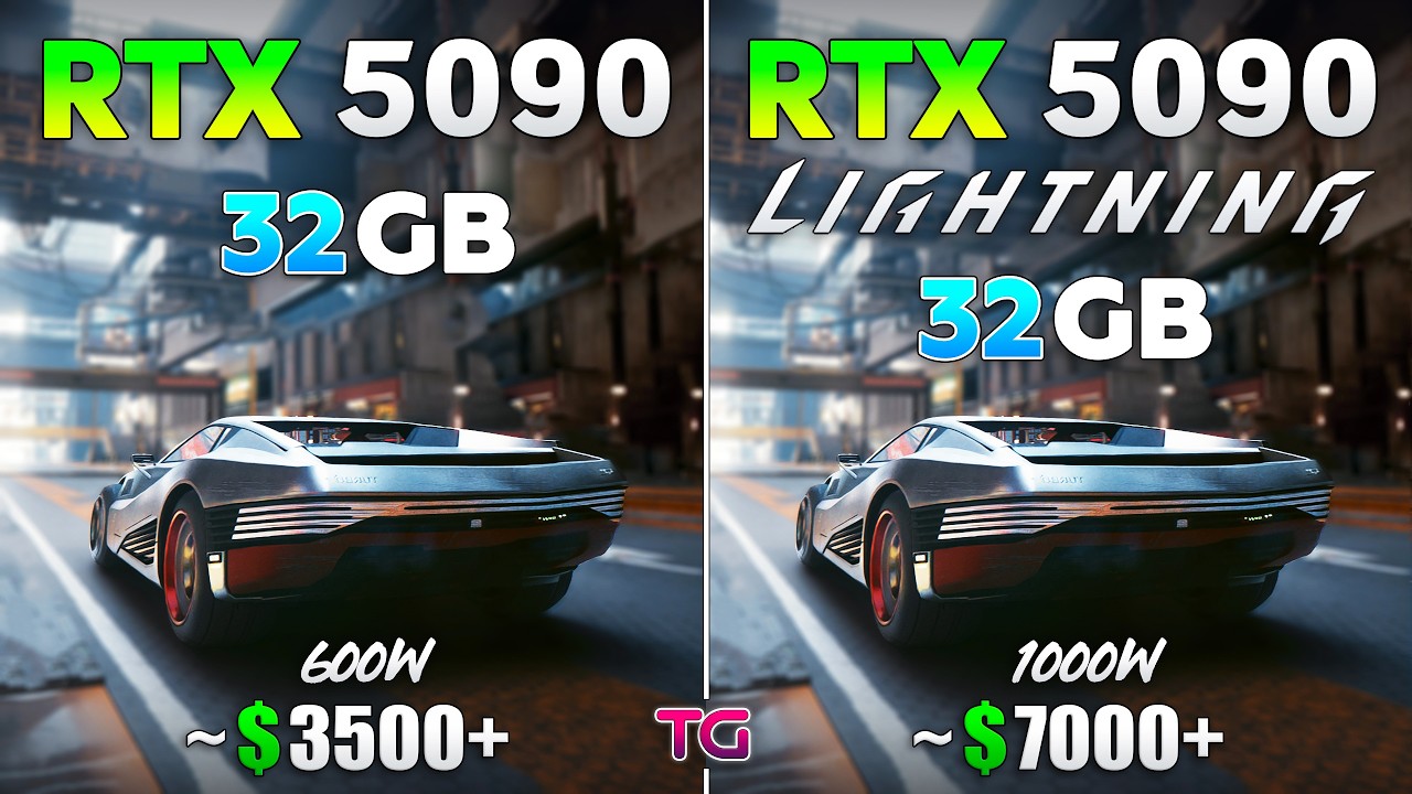 RTX 5090 vs RTX 5090 Lightning Z - Test in 12 Games | 4K