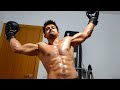 young bodybuilder showing his pumped muscle | flexing | muscle worship