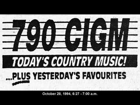 790 CIGM Sudbury, Ontario received in Philadelphia 1994