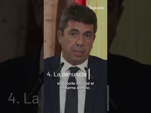 La dimisión de Mazón un año después de la dana en cinco frases