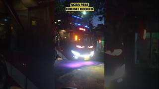 Download lagu BUS AGRA MAS DOUBLE DECKER MATA STROBO KEREN #shorts @Krw-TV mp3