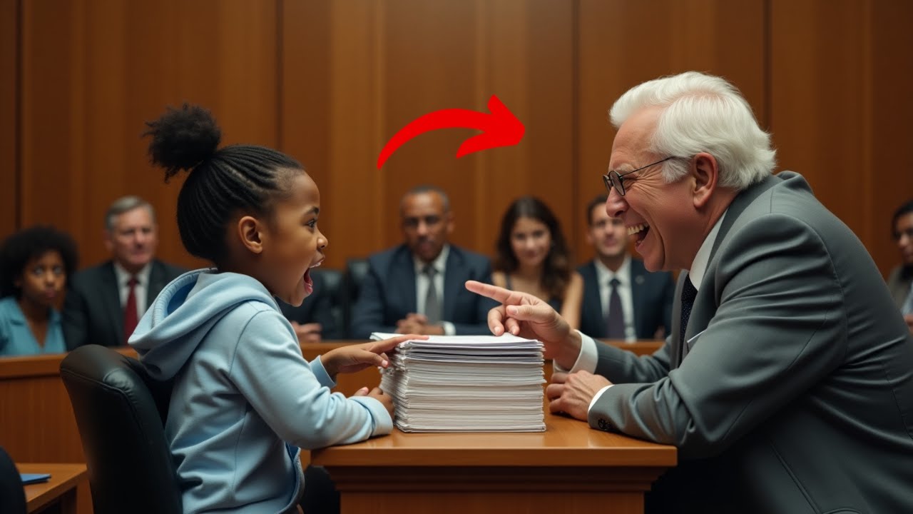 Richter lacht schwarze Jugendliche aus – doch ihre Antwort lässt den Gerichtssaal verstummen!