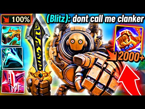 100% CRIT BLITZCRANK is just RIDICULOUS ( ..2000+ CRITS.. )