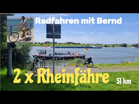Zweimal Rheinfähre  -  Bislich-Grieth Radtour