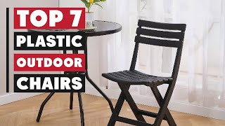 7 Best Plastic Outdoor Chairs for Comfort and Style