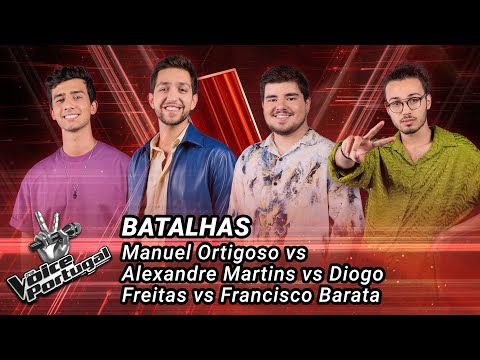 Manuel vs Alexandre vs Diogo vs Francisco - "Canção de Engate" | The Battles | The Voice Portugal