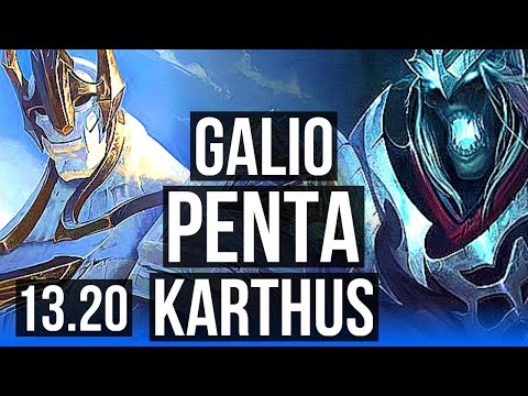 GALIO vs KARTHUS (MID) | Penta, 13/4/11, 300+ games | KR Diamond | 13.20